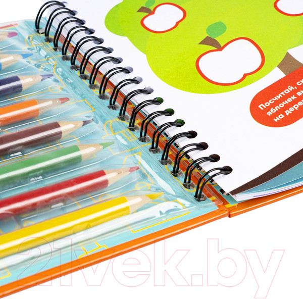 Изображение товара Раскраска Bondibon Мини-игры в дорогу. Изучаем цвета и рисуем / ВВ5784