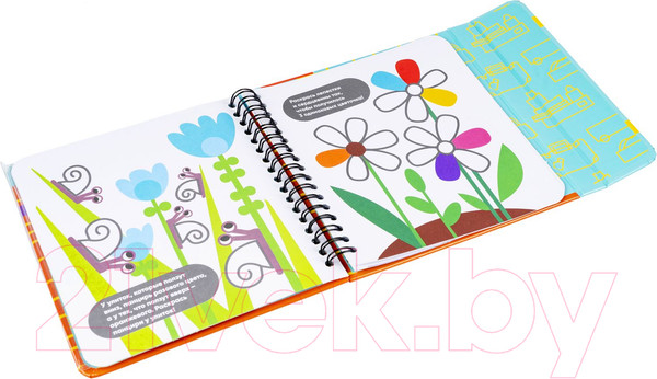 Изображение товара Раскраска Bondibon Мини-игры в дорогу. Изучаем цвета и рисуем / ВВ5784