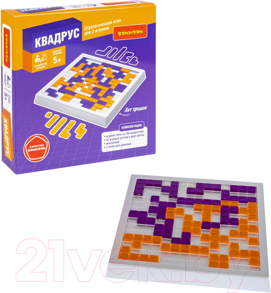 Изображение товара Настольная игра Bondibon Квадрус / ВВ5859
