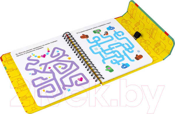 Изображение товара Развивающая книга Bondibon Мини-игры в дорогу. Лабиринты-задачки / ВВ5783