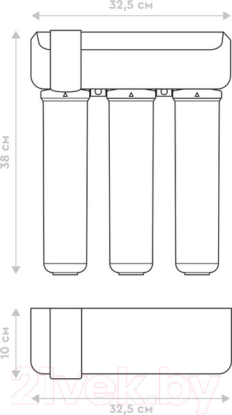 Изображение товара Система обратного осмоса БАРЬЕР Compact Осмо 100