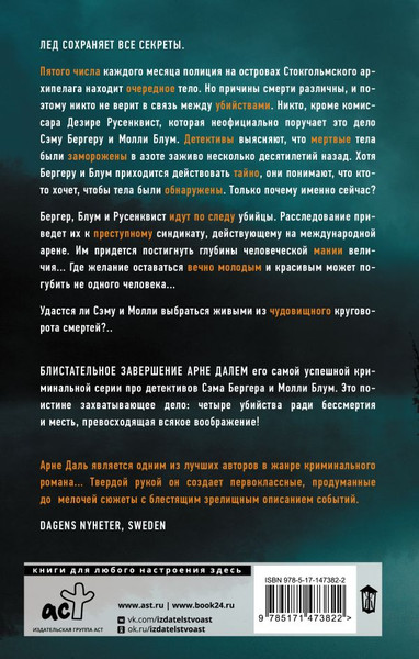 Изображение товара Книга АСТ Крах, твердая обложка (Даль Арне)