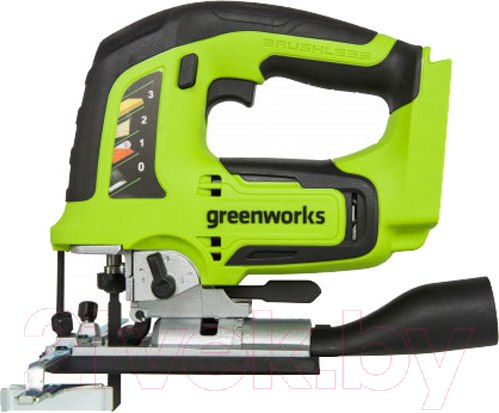 Изображение товара Электролобзик Greenworks GD24JS бесщеточный 24V / 3601407 (без АКБ и ЗУ)