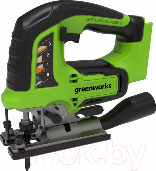 Изображение товара Электролобзик Greenworks GD24JS бесщеточный 24V / 3601407 (без АКБ и ЗУ)