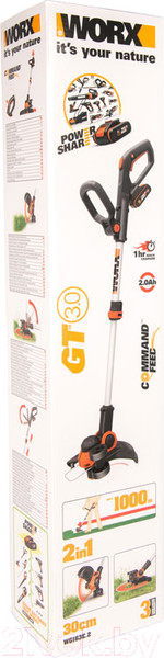 Изображение товара Триммер аккумуляторный Worx WG163E.2