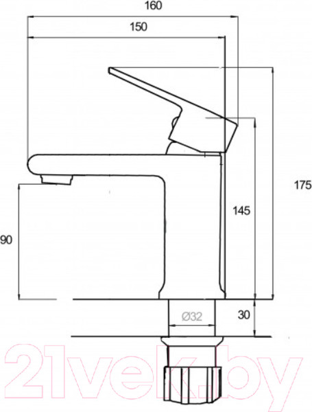 Изображение товара Смеситель Wisent W10112