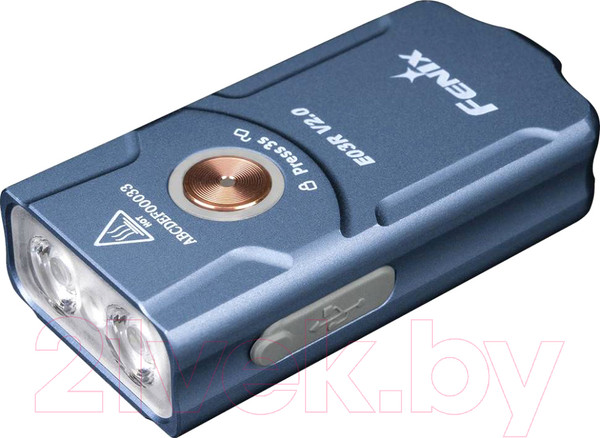 Изображение товара Фонарь Fenix Light E03R EDC V2.0 / E03RV20BL (синий)