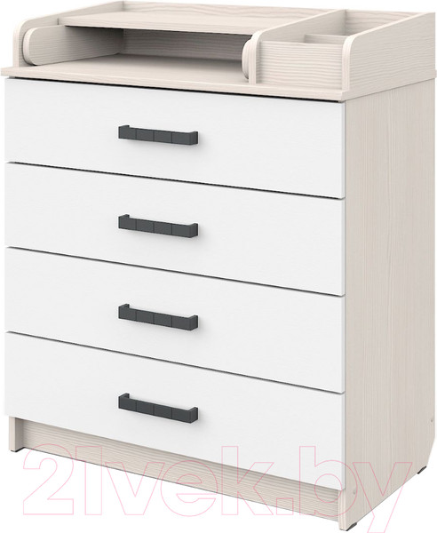 Изображение товара Комод пеленальный Атон Marvin (бодяга светлый/белый)