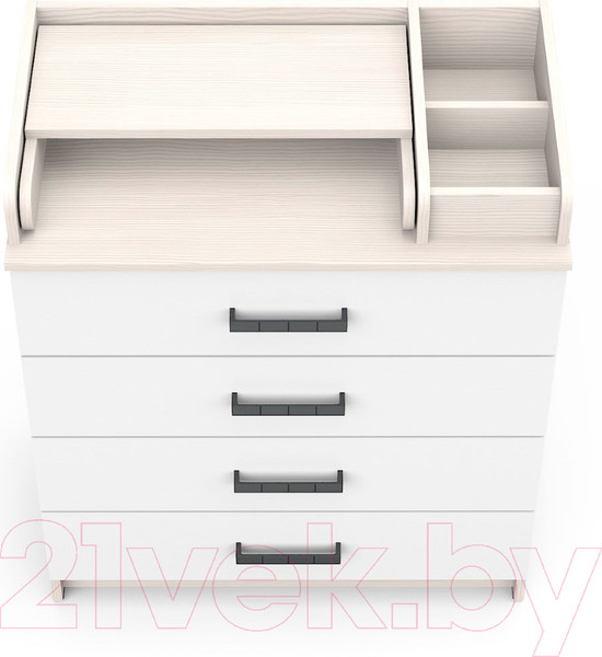 Изображение товара Комод пеленальный Атон Marvin (бодяга светлый/белый)