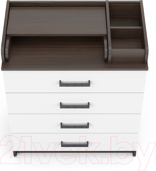 Изображение товара Комод пеленальный Атон Marvin (бодяга темный/белый)