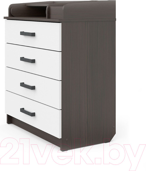 Изображение товара Комод пеленальный Атон Marvin (бодяга темный/белый)