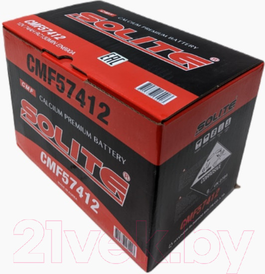 Изображение товара Автомобильный аккумулятор Solite CMF57412 (74 А/ч)