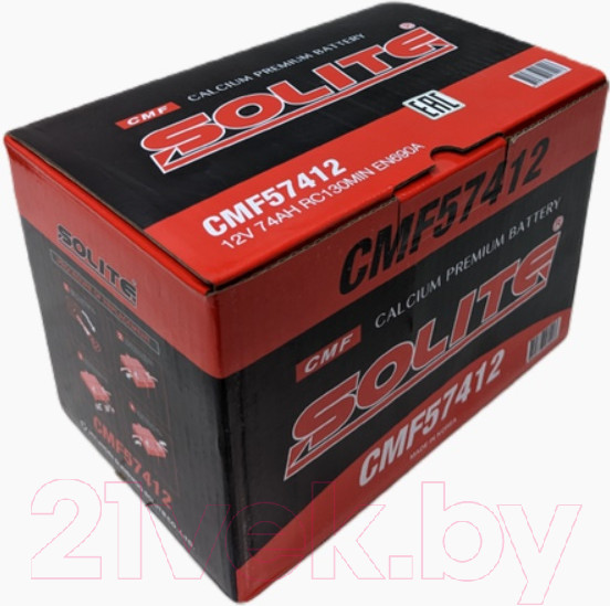 Изображение товара Автомобильный аккумулятор Solite CMF57412 (74 А/ч)
