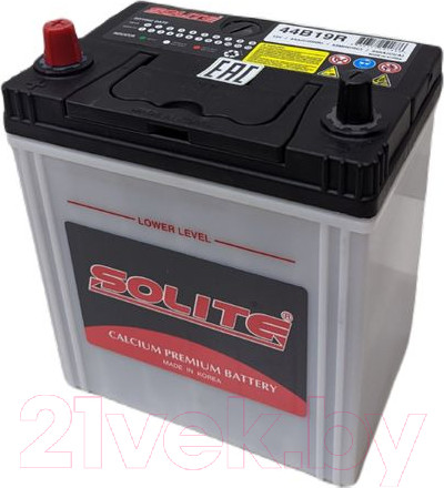 Изображение товара Автомобильный аккумулятор Solite 44B19R (44 А/ч)