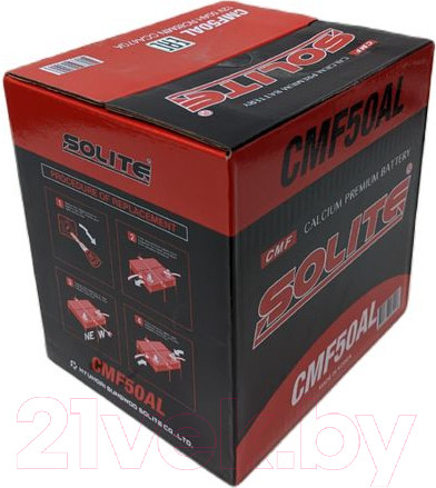 Изображение товара Автомобильный аккумулятор Solite CMF 50 AL (50 А/ч)