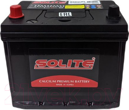 Изображение товара Автомобильный аккумулятор Solite 85D23R B/H (70 А/ч)