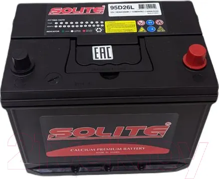 Изображение товара Автомобильный аккумулятор Solite 95D26L B/H (85 А/ч)