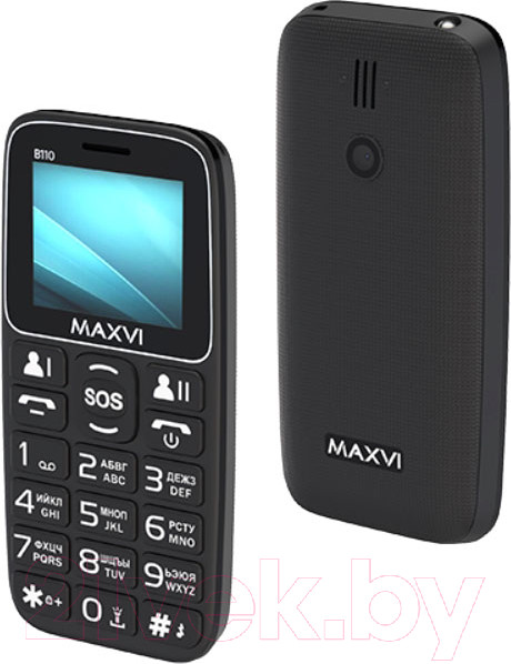 Изображение товара Мобильный телефон Maxvi B110 (черный)