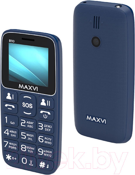 Изображение товара Мобильный телефон Maxvi B110 (синий)