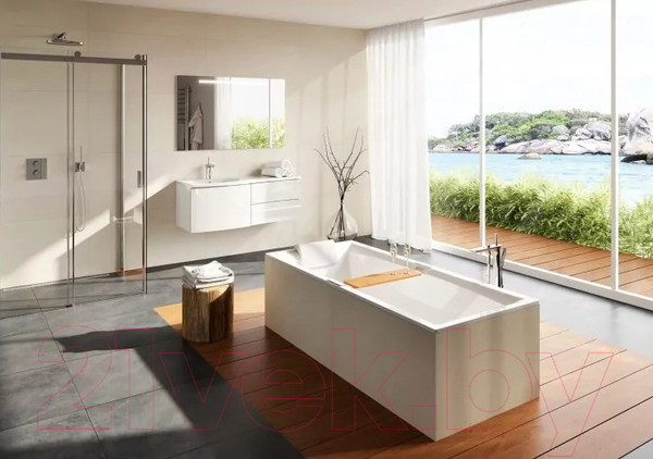 Изображение товара Ванна акриловая Riho Still Square Led 170 / BR0200500K00132 (с подголовником)