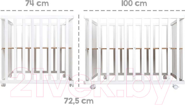 Изображение товара Игровой манеж Roba Foldable Playpen / 202703TP (серый)