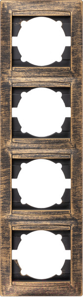 Изображение товара Рамка для выключателей и розеток TDM Лама SQ1815-0781 (бронза)