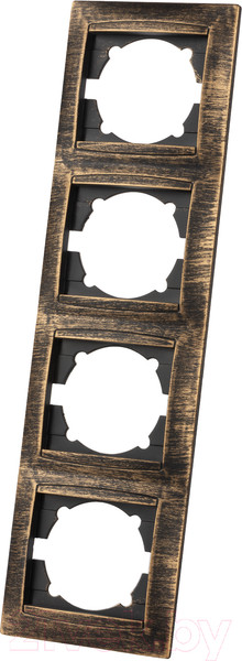 Изображение товара Рамка для выключателей и розеток TDM Лама SQ1815-0781 (бронза)