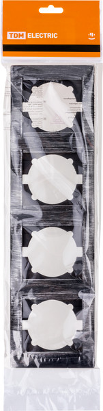 Изображение товара Рамка для выключателей и розеток TDM Лама SQ1815-0685 (старинное серебро)