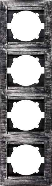 Изображение товара Рамка для выключателей и розеток TDM Лама SQ1815-0685 (старинное серебро)