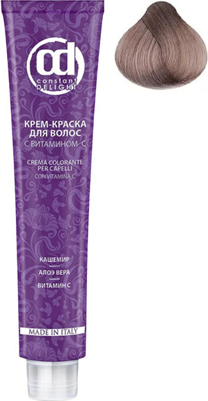 Изображение товара Крем-краска для волос Constant Delight С витамином С 7/69 (60мл, средне-русый шоколадно-фиолетовый)