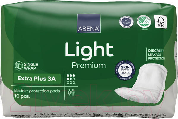 Изображение товара Прокладки урологические Abena Light Extra Plus 3A (10шт)