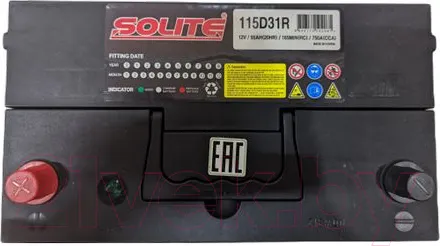 Изображение товара Автомобильный аккумулятор Solite 115D31R B/H (95 А/ч)