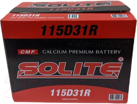 Изображение товара Автомобильный аккумулятор Solite 115D31R B/H (95 А/ч)