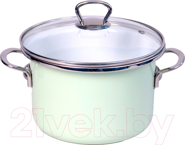 Изображение товара Кастрюля Сантэкс 1-2250211 (салатовый/металлик)