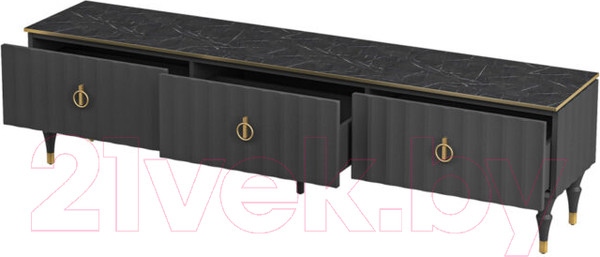 Изображение товара Тумба Мебель-Неман Лоренсо МН-043-06 (графит)