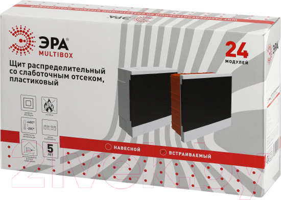Изображение товара Бокс пластиковый ЭРА MultiBox Bs-24f / Б0059317