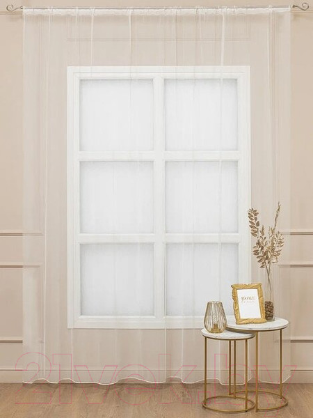 Изображение товара Гардина Amore Mio Сетка Сlassic PL Selanik-03 300x270 / 17575 (молочный)