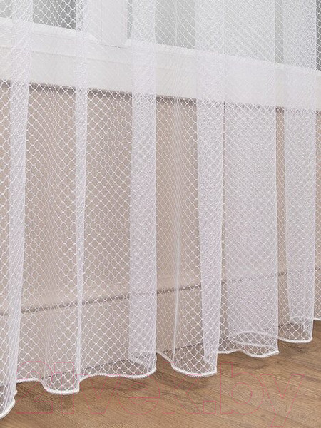 Изображение товара Гардина Amore Mio Сетка Premium YD00010-w 300x270 / 90603 (белый)