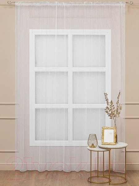 Изображение товара Гардина Amore Mio Сетка Premium YD00010-w 300x270 / 90603 (белый)