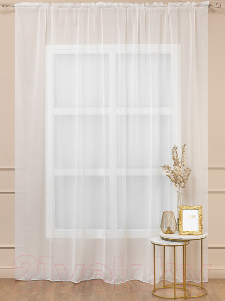 Изображение товара Гардина Amore Mio Однотонный креп Crep-8704-02 300x280 / 73702 (шампань)