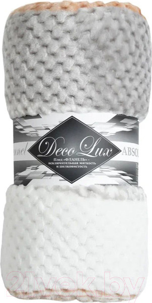 Изображение товара Плед TexRepublic Deco Lux Полосы Фланель 150x200 / 90688 (бежевый)