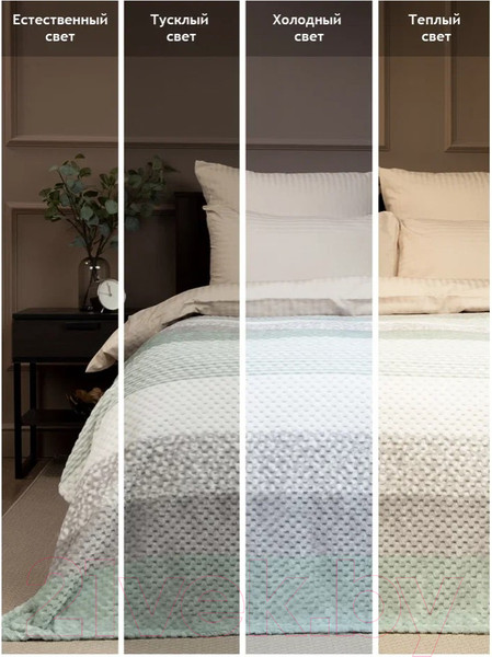 Изображение товара Плед TexRepublic Deco Lux Полосы Фланель 150x200 / 90689 (зеленый)