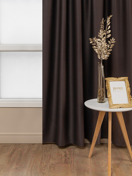 Изображение товара Штора Amore Mio Блэкаут однотонный 6668-05 200x270 / 24681 (венге)