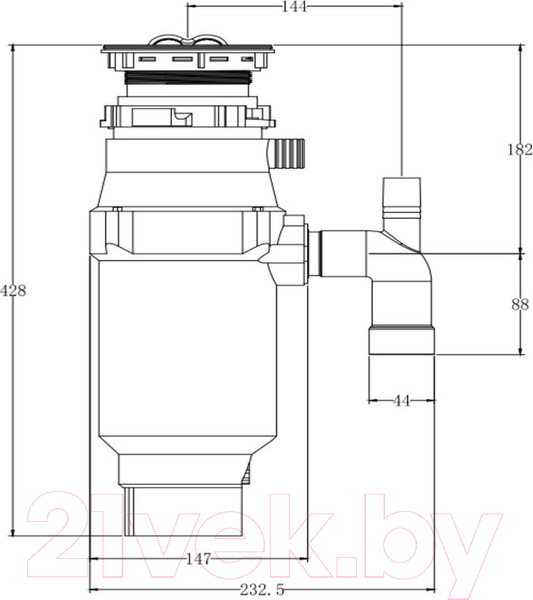 Изображение товара Измельчитель отходов Longran D560 (1л)