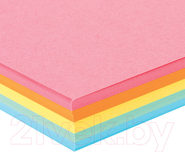 Изображение товара Бумага Brauberg А4 80 г/м2 / 112462 (100л, 5цв)