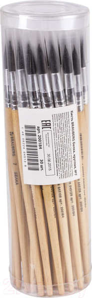 Изображение товара Кисть для рисования Brauberg Белка №7 / 200184 (круглая)