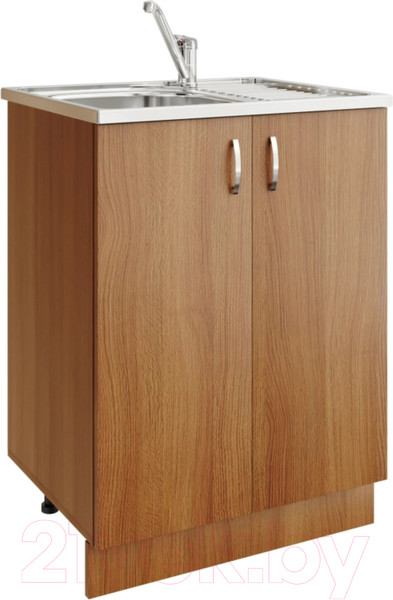 Изображение товара Шкаф под мойку No Brand 60 ЛДСП / 504063 (дуб)