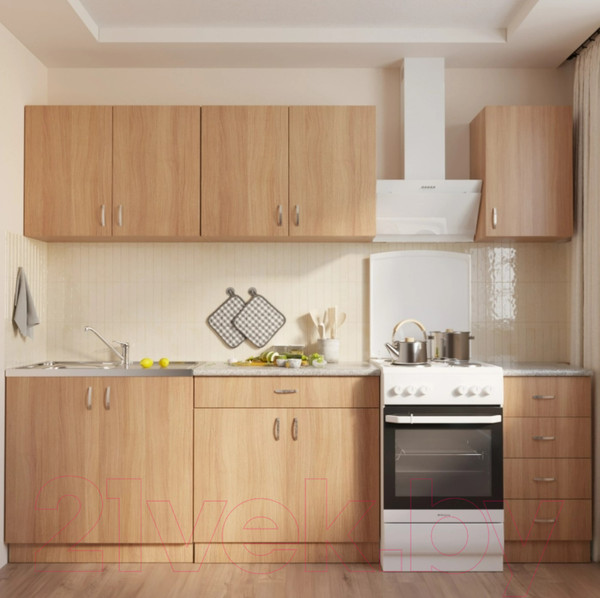 Изображение товара Шкаф под мойку No Brand 60 ЛДСП / 504063 (дуб)