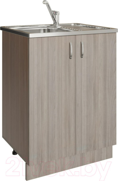 Изображение товара Шкаф под мойку No Brand 60 ЛДСП / 535087 (шимо/ясень светлый)