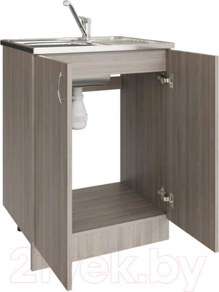 Изображение товара Шкаф под мойку No Brand 60 ЛДСП / 535087 (шимо/ясень светлый)